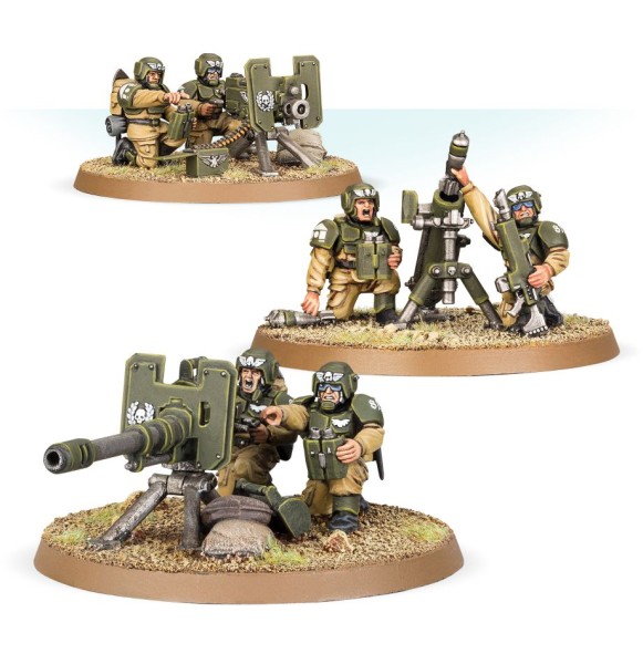 WH40K Cadian Heavy Weapon Squad