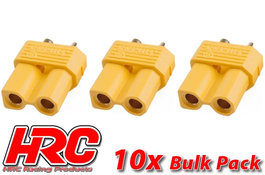 Pro-Line HRC9091B Connector - XT30 - Female (10 pcs) - Gold
