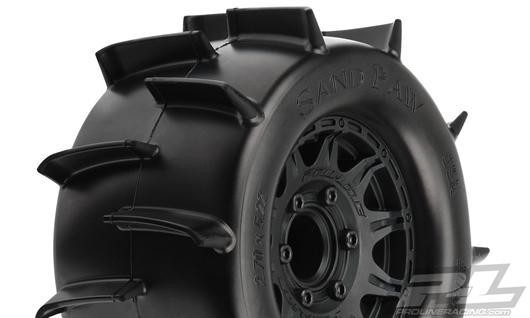 Pro-Line PRO118610 Tires - 1:10 Truck - 2.8" - mounted - 12mm Raid Black 6x30 Wheels - Removabl