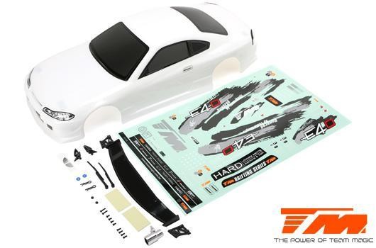 Team Magic TM503319WA Body - 1:10 Touring : Drift - 190mm - Painted - no holes - S15 White