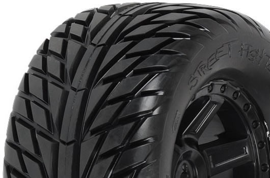 Pro-Line PRO118113 Tires - 1:10 Truck - 2.8" - mounted - Black Desperado wheels - 12mm Hex - St