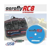 Ikarus Aerofly Simulator-Set: aeroflyRC8 STANDARD mit USB-FlightController