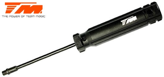Team Magic TM117006 Tool - Hex Wrench - Team Magic Black HC - 5mm
