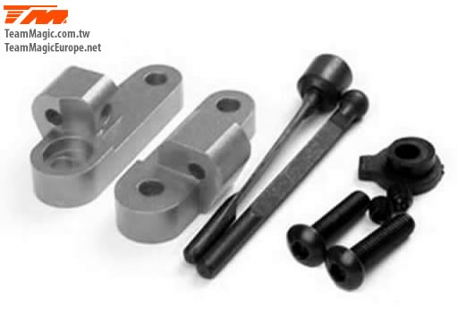 K Factory KF1407T Option Part - G4 - Alum. Rear Anti-Roll Bar With Mounts Titanium