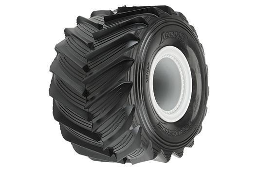 Pro-Line PRO1018715 Tires - Monster Truck - mounted - LMT Grey wheels - Demolisher 2.6&quot;:3.5&quo