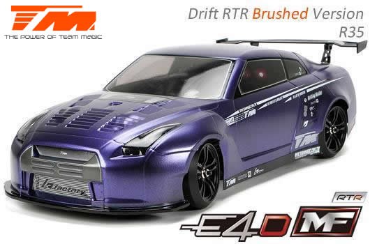 Team Magic TM503017-R35 Car - 1:10 Electric - 4WD Drift - RTR - Team Magic E4D-MF - R35