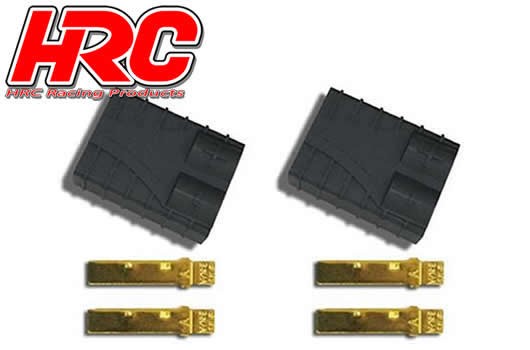 Pro-Line HRC9043A Connector - TRX - Female (2 pcs) - Gold