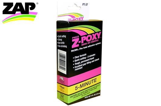 Zap ZPT37 Glue - Z-Poxy - 5 Minute - 118ml (4 fl oz.)