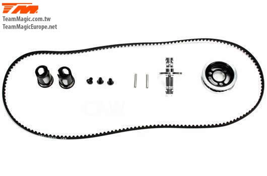 K Factory KF2154 Option Part - E4D-MF - 28T Aluminium Rear Solid Axle