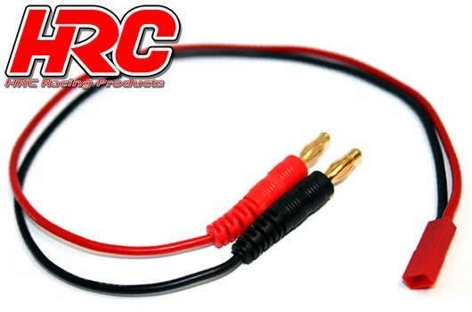 Pro-Line HRC9117 Charger Lead - 4mm Bullet to Battery BEC JST Plug - 300mm - Gold