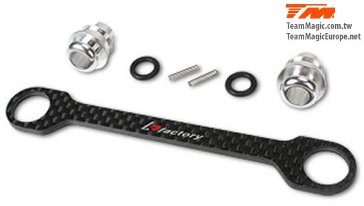 K Factory KF2138 Option Part - E4D:E4D-MF - Carbon Rear Body Holder