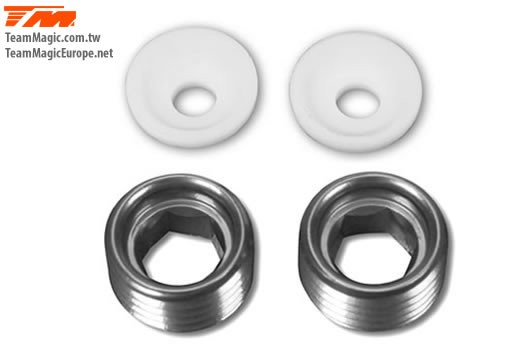 K Factory KF1448T Option Part - G4 - Alum. Pivot Ball Nut & Teflon Washer(2) Titanium