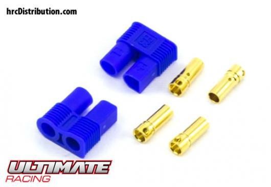 Ultimate Racing UR46112 Connector - Gold - EC3 - Female (2 pcs)