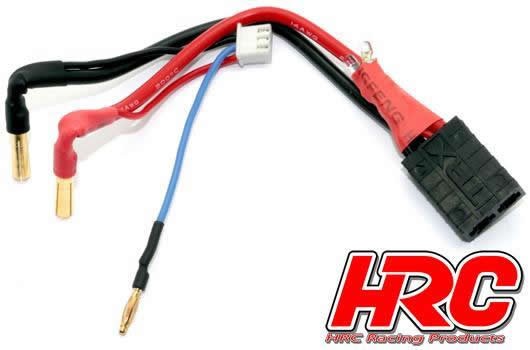 Pro-Line HRC9151TL Charge & Drive Lead - 4mm Plug to TRX & Balancer Battery Plug with Polari
