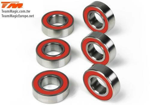 K Factory KF40612 Ball Bearings - metric - 6x12x4mm - ZF Bearing (6 pcs)