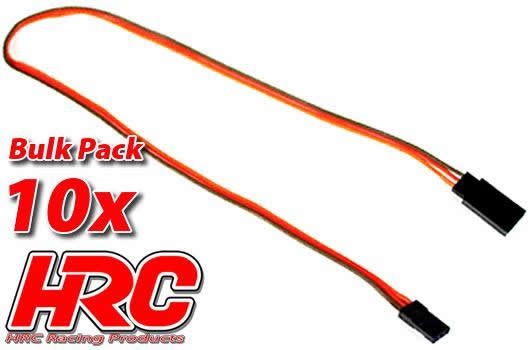 Pro-Line HRC9242B Servo Extension Cable - Male:Female - JR - 30cm Long - BULK 10 pcs