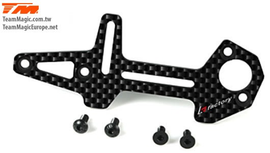 K Factory KF14143 Option Part - G4 - Carbon Side Plate Left (G4 -S:+:RS:JS:All RTR)