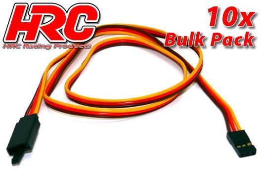 Pro-Line HRC9245CLB Servo Extension Cable - with Clip - Male:Female - JR - 60cm Long - BULK 10 pcs
