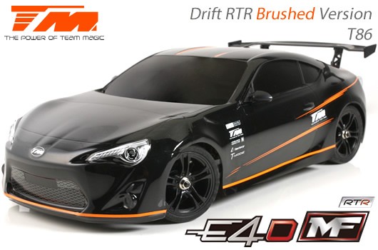 Team Magic TM503017-T86 Car - 1:10 Electric - 4WD Drift - RTR - Team Magic E4D-MF - T86