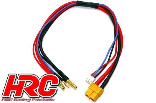 Pro-Line HRC9657 Charger Lead - XT60 Charger Plug to 4mm & JST Balancer Plug for Hardcase batte