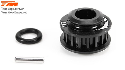 K Factory KF2150 Option Part - E4RS:FS:JR:JS:D:E4D-MF - Aluminium 7075 - 17T Center Pulley