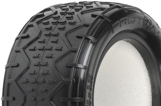 Pro-Line PRO822617 Tires - 1:10 Buggy - Rear - 2.2" - Proton MC (Clay) (2 pcs)