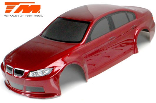 Team Magic TM503316DRA Body - 1:10 Touring : Drift - 190mm - Painted - no holes - 320 Dark Red