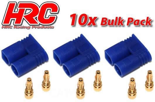 Pro-Line HRC9050B Connector - EC2 - Male (10 pcs) - Gold