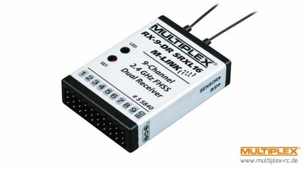 Multiplex 55840 Multiplex Empfänger RX-9-DR SRXL16 M-Link