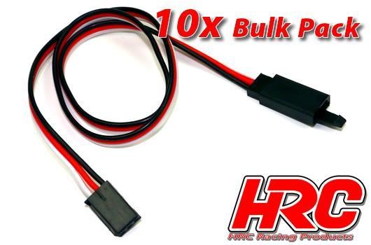 Pro-Line HRC9234CLB Servo Extension Cable - with Clip - Male:Female - (FUT) type - 50cm Long - BULK
