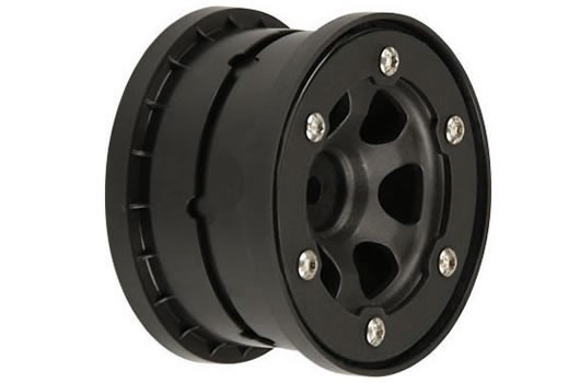 Pro-Line PRO270402 Wheels - 1:10 Short Course - Front - 2.2" - Epic - Black:Black - Bead-Loc -