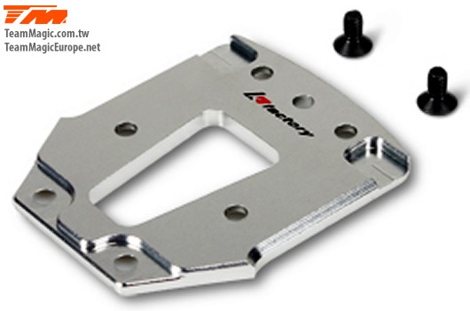 K Factory KF2134 Option Part - E4JR:JS:D - Aluminium 7075 Rear Chassis Plate