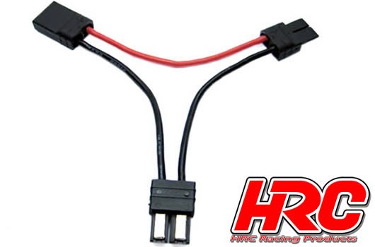 Pro-Line HRC9175A Adapter - for 2 Battery Packs in Series - 14AWG Cable - TRX Plug