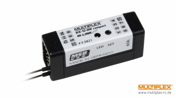Multiplex 55821 Multiplex Empfänger RX-12-DR compact M-LINK 2,4 GHz