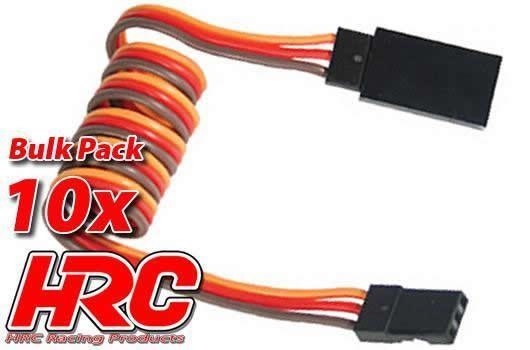 Pro-Line HRC9243B Servo Extension Cable - Male:Female - JR - 40cm Long - BULK 10 pcs