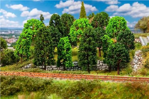 Faller 01.181524 15 Laubbäume, sortiert