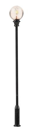 Faller 01.180104 LED-Parklaternen, Kugel-Aufsatzleuchte, 3 Stück