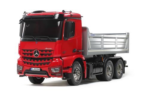 Tamiya 10.56361 Mercedes Arocs Tipper Red : Silver (prepaint)