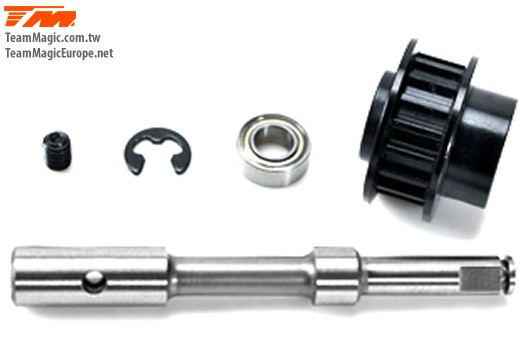 K Factory KF2141 Option Part - E4RS:FS:JR:JS:D - Aluminium Middle Oneway Pulley Set
