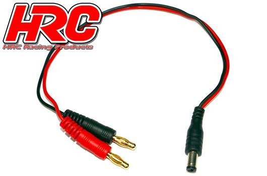 Pro-Line HRC9102J Charger Lead - 4mm Bullet to JR:Graupner:Hitec Radio - 300mm - Gold
