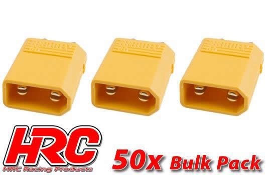 Pro-Line HRC9090C Connector - Gold - XT30 - male (50 pcs)