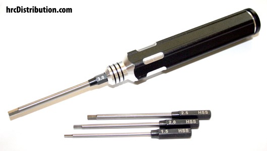 Fastrax FAST618 Tool - Hex Wrench - Aluminium - Interchangeable - 1.5mm : 2mm : 2.5mm : 3mm