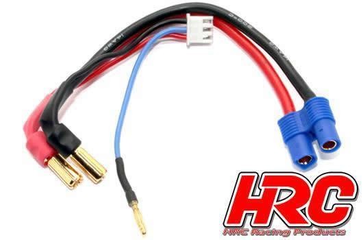 Pro-Line HRC9152E Charge & Drive Lead - 5mm Plug to EC3 & Balancer Battery Plug - Gold