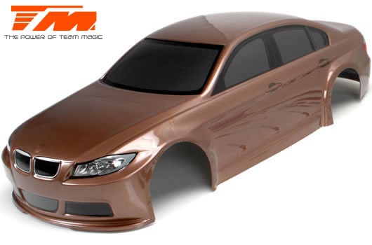Team Magic TM503316BNA Body - 1:10 Touring : Drift - 190mm - Painted - no holes - 320 Brown