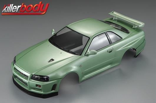 KillerBody KBD48646 Body - 1:10 Touring : Drift - 190mm - Scale - Finished - Nissan Skyline R34 - Ch