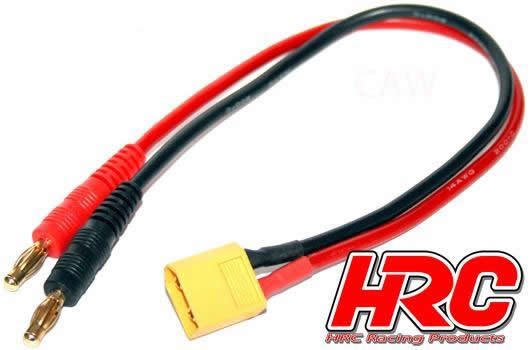 Pro-Line HRC9110 Charger Lead - 4mm Bullet to XT60 Battery Plug-300 mm