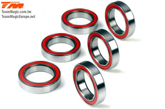 K Factory KF41218 Ball Bearings - metric - 12x18x4mm - ZF Bearing (6 pcs)