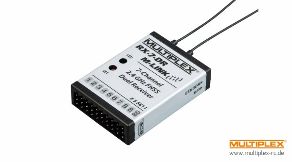 Multiplex 55811 Multiplex Empfänger RX-7-DR M-LINK 2,4 GHz