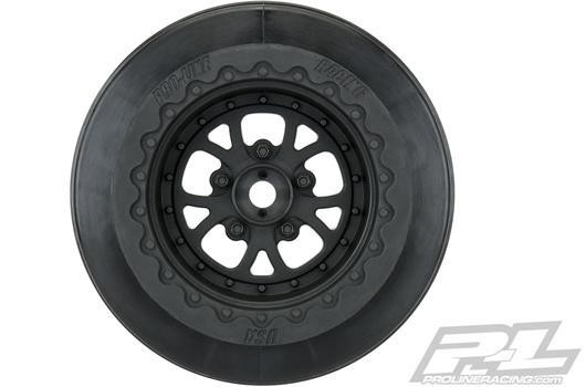 Pro-Line PRO277603 Wheels - 1:10 Short Course - Front - 2.2":3.0" - Pomona Drag Spec - Bla