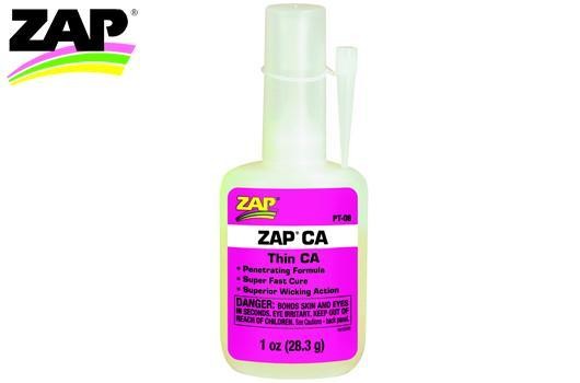 Zap ZPT08 Glue - ZAP - CA thin - 28.3g (1 oz.)
